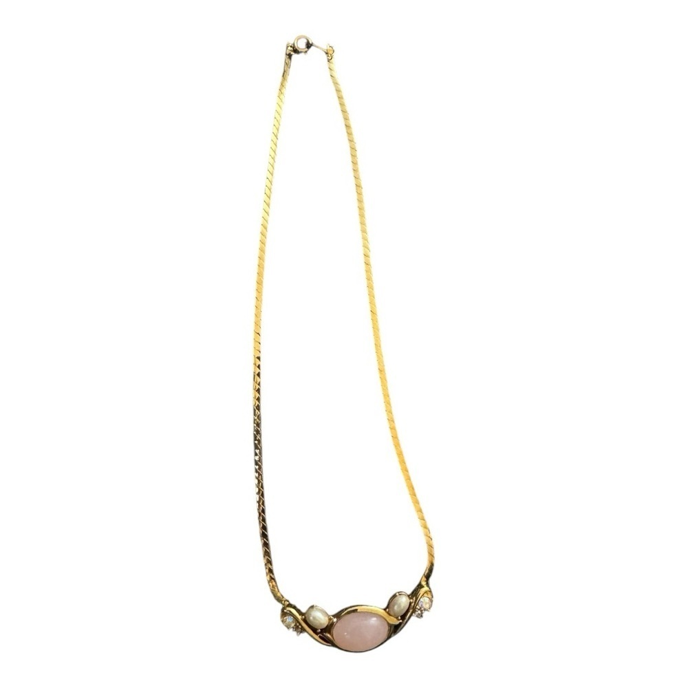 Vintage Trifari Pink Necklace